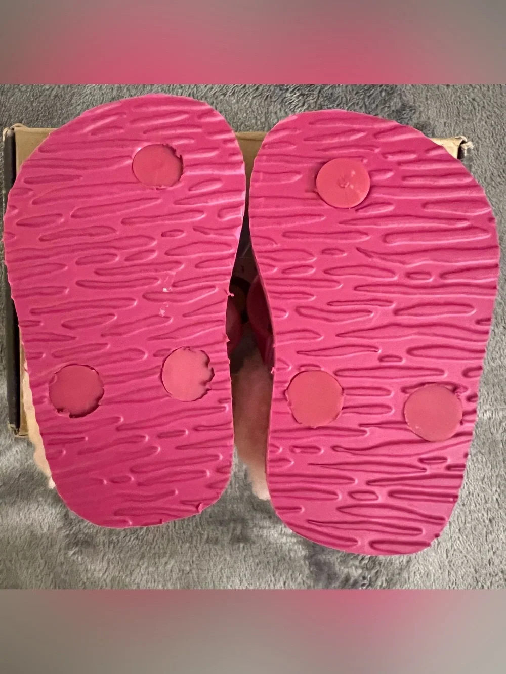 Ugg Australia Yia Yia Sheepskin Back Infant Sandals Size 2/3 Small 6-12 Months